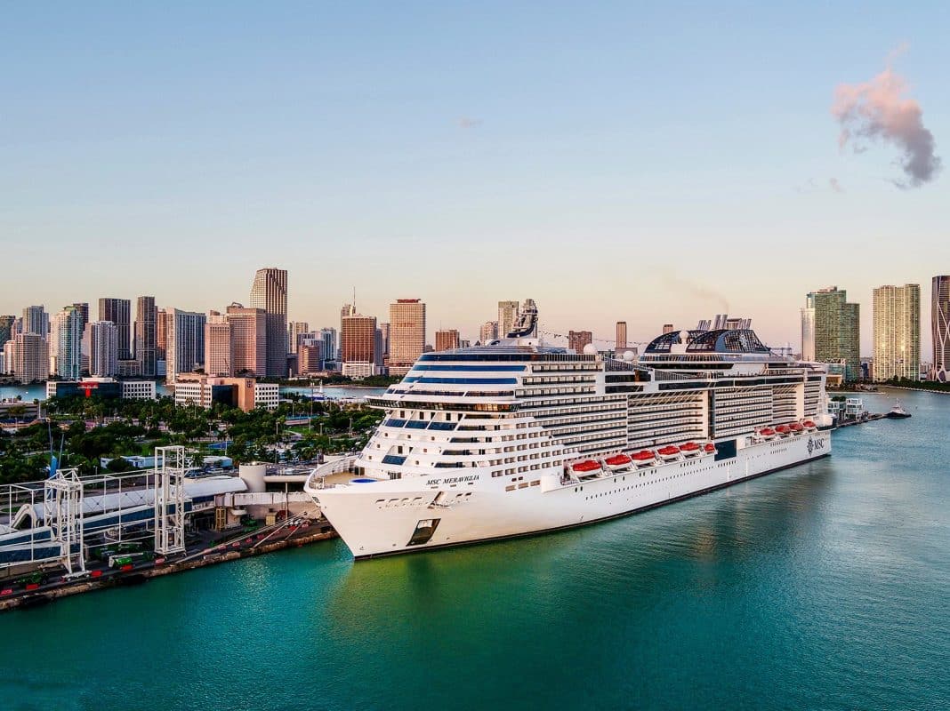 MSC Meraviglia in Port Miami, Foto: © MSC Cruises