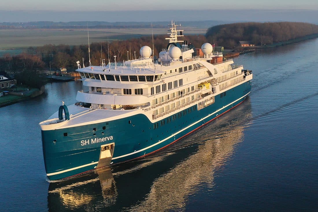 Neues Expeditions-Kreuzfahrtschiff: SH Minerva nimmt Kurs auf die Antarktis