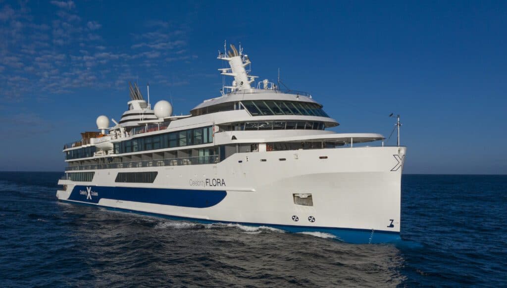 Die Celebrity Flora wurde im Mai 2019 in Dienst gestellt. Foto: Celebrity Cruises