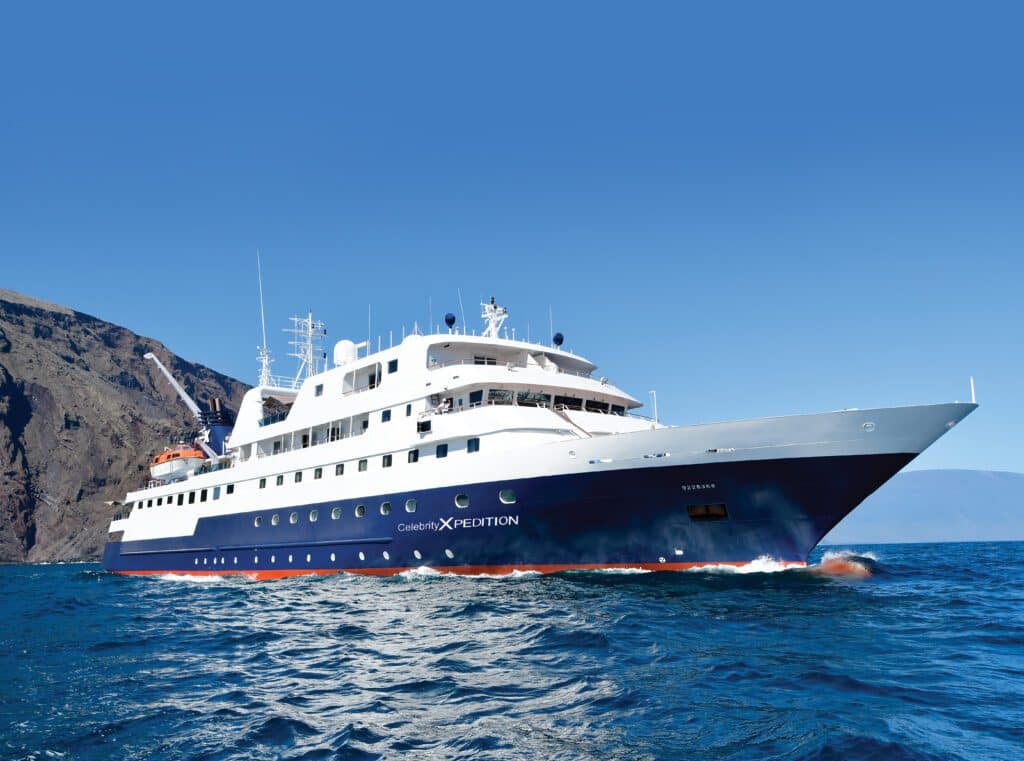 Die Celebrity Xpedition hat Platz für 96 Passagiere. Foto: Celebrity Cruises