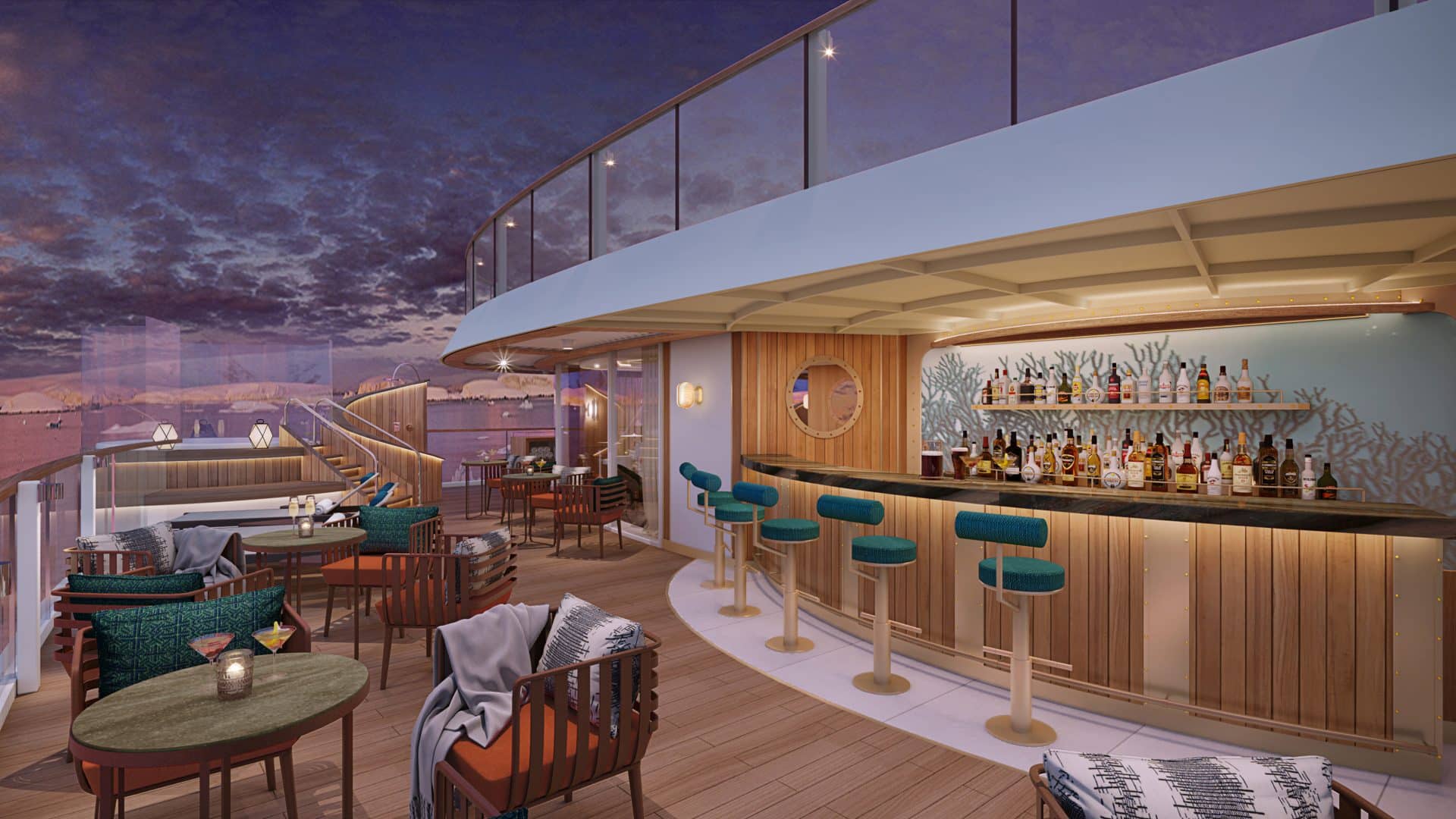 Seabourn expedition ships - Sky Bar