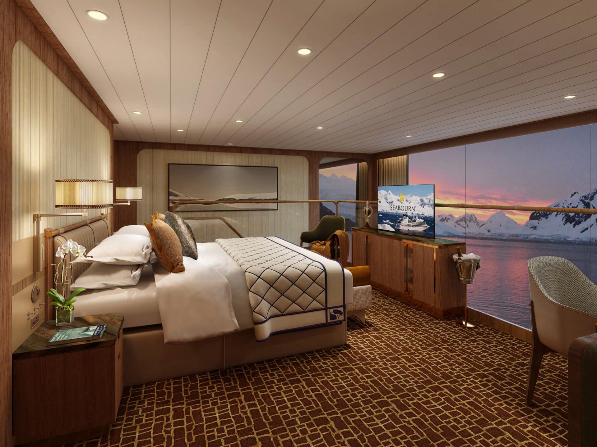 Seabourn expedition ships - Wintergarden Suite (Bedroom)