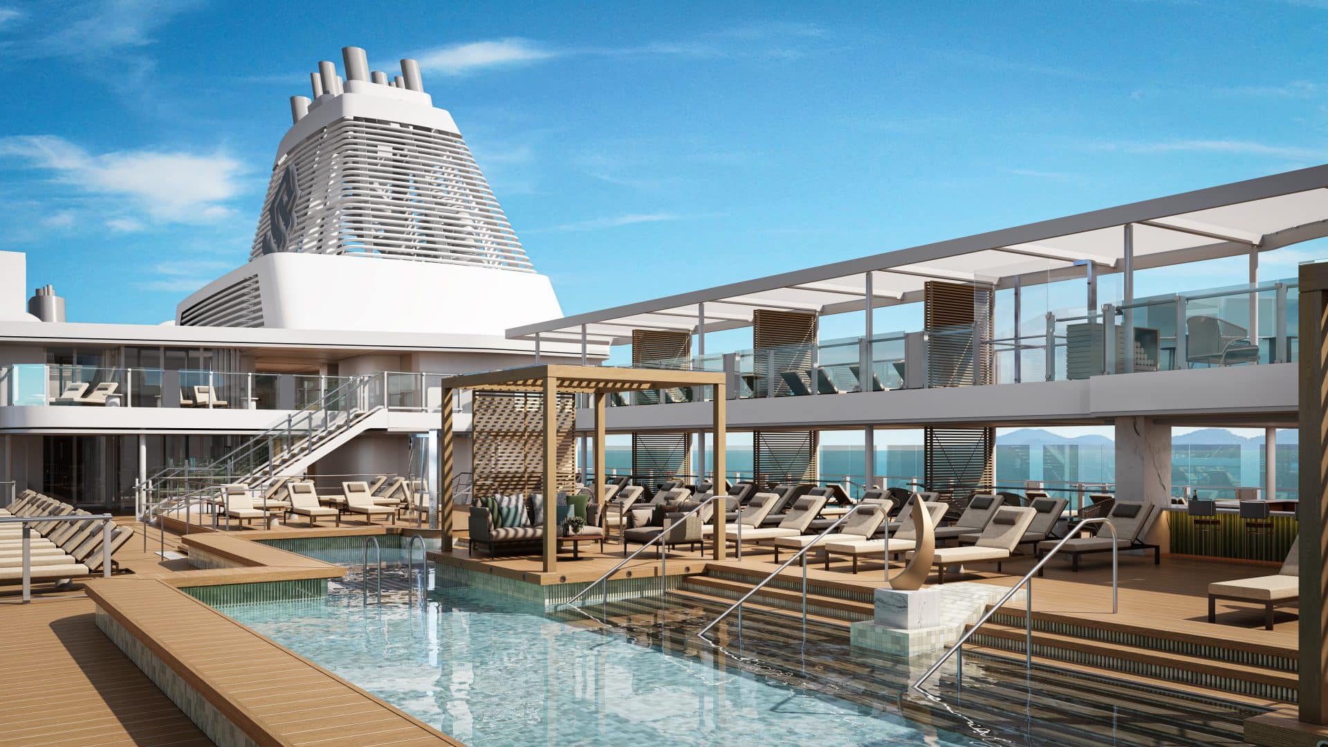 The Pool Deck, Foto: © Silversea Cruises