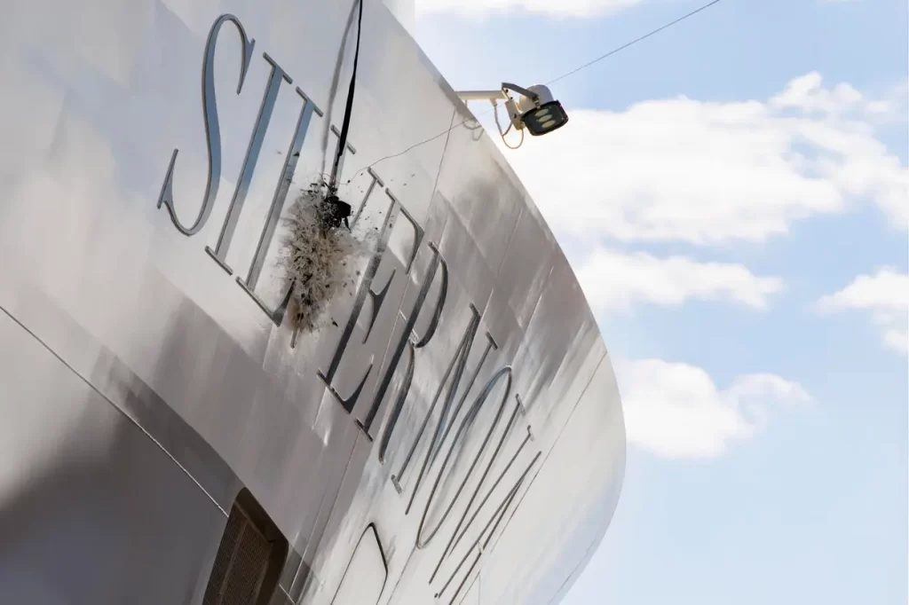 Am 4. Januar taufte Silversea die Silver Nova in Fort Lauderdale. Foto: © Silversea Cruises