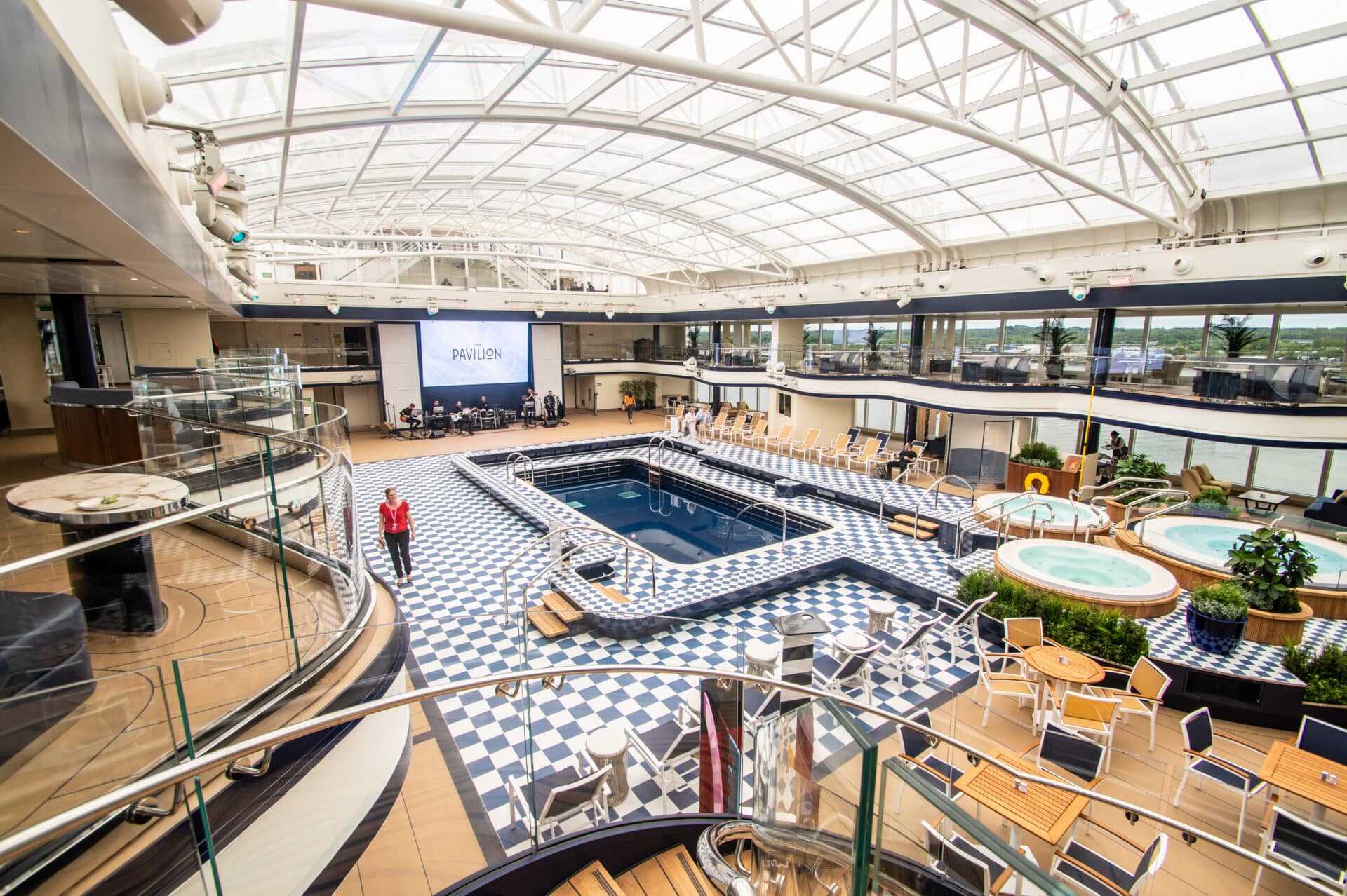 The Pavilion, Queen Anne, Cunard; Foto: © Tobias Lange-Rüb / CRUCERO