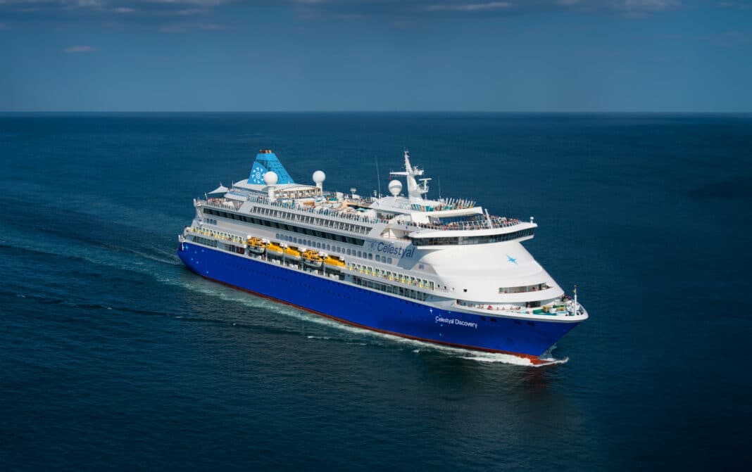 Die Celestyal Discovery, die frühere AIDAaura, wird im Winter 25/26 im Persischen Golf eingesetzt. Foto: Celestyal Cruises