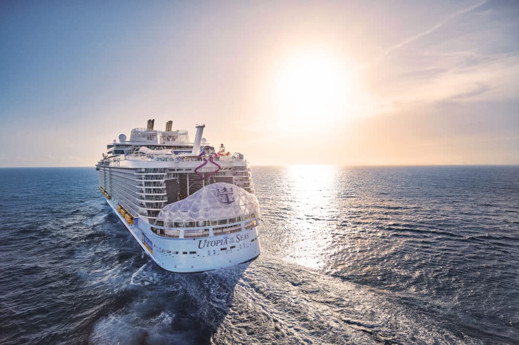 Das jüngste Schiff der Royal-Caribbean-Flotte: Die Utopia of the Seas. Foto: Royal Caribbean International