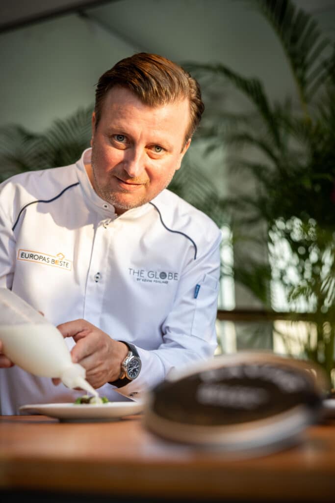 Kevin Fehling, Restaurant „The Globe“ (MS EUROPA) / “The Table”; Foto: © Hapag-Lloyd Cruises / Wyrwa