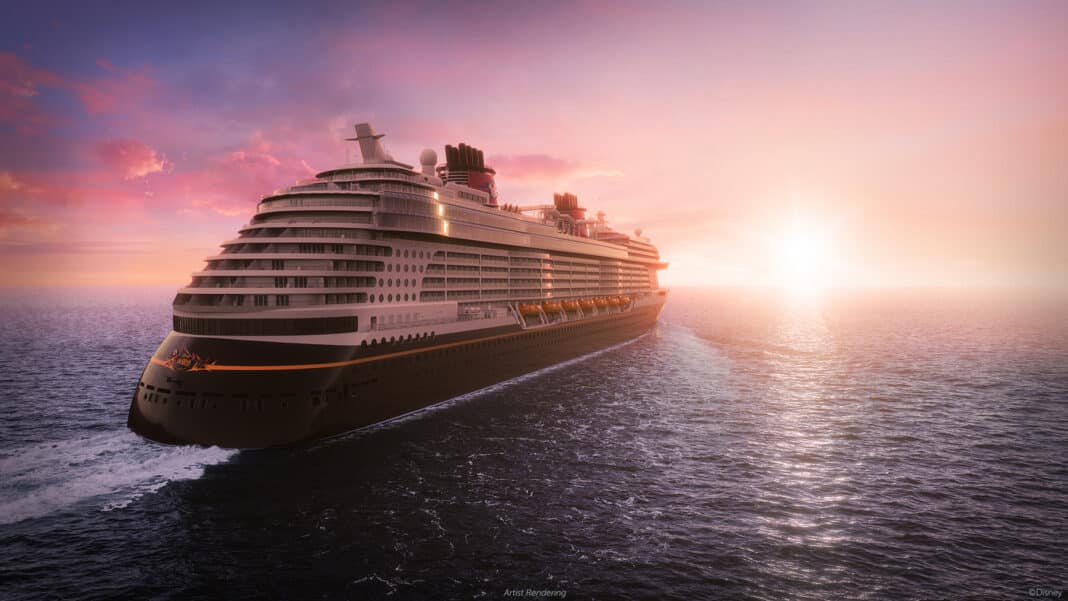 Die Disney Destiny sticht ab November 2025 in See. Grafik: Disney Cruise Line