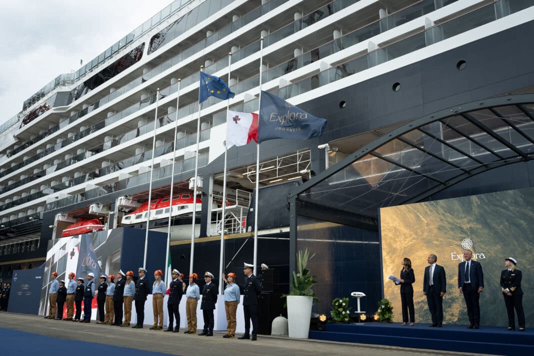 Explora Event in der Fincantieri-Werft, Foto: © Ivan Sarfatti / Explora Journeys