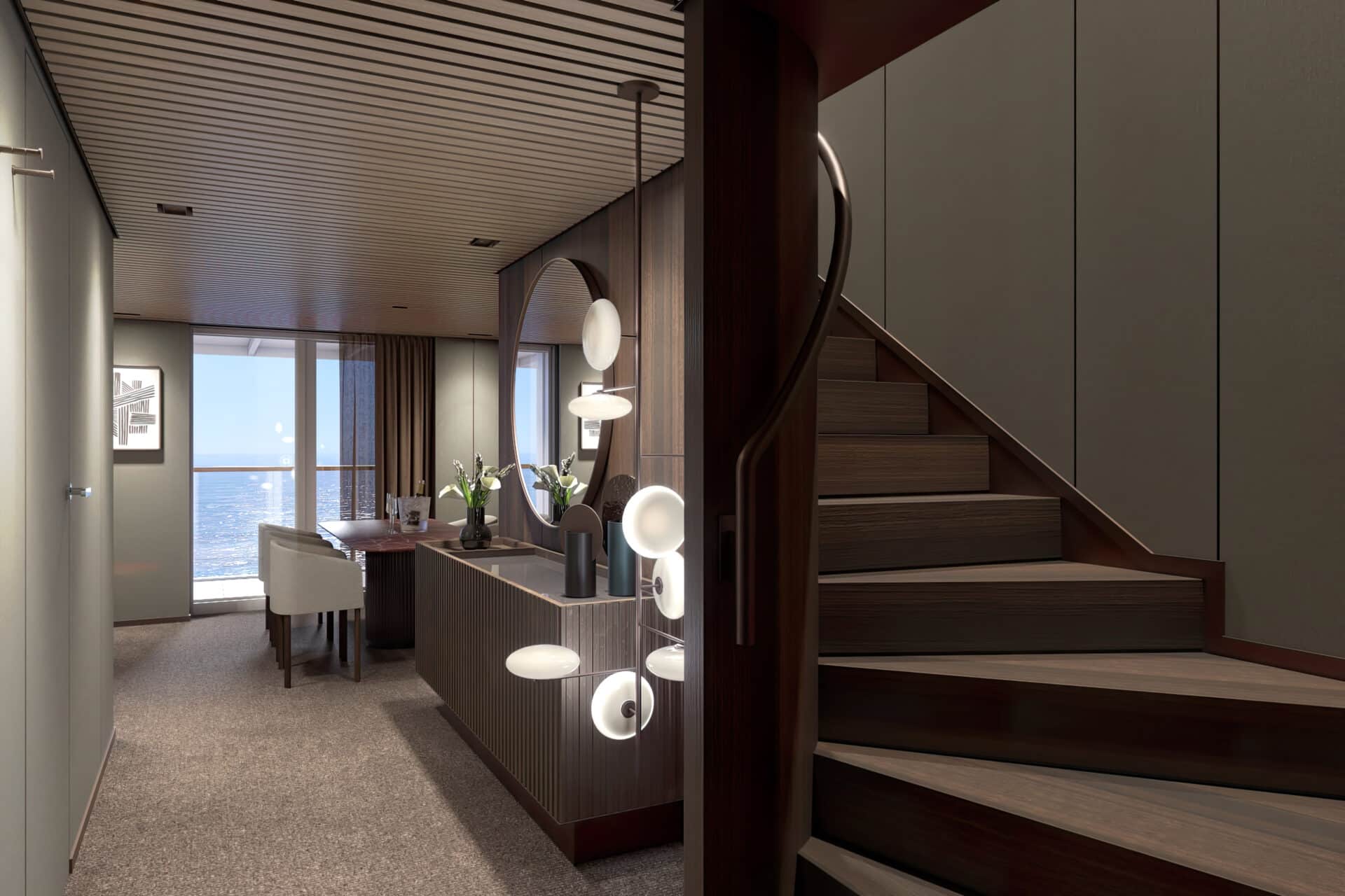 Haven Duplex Suite, Foto: © Norwegian Cruise Line (Rendering)