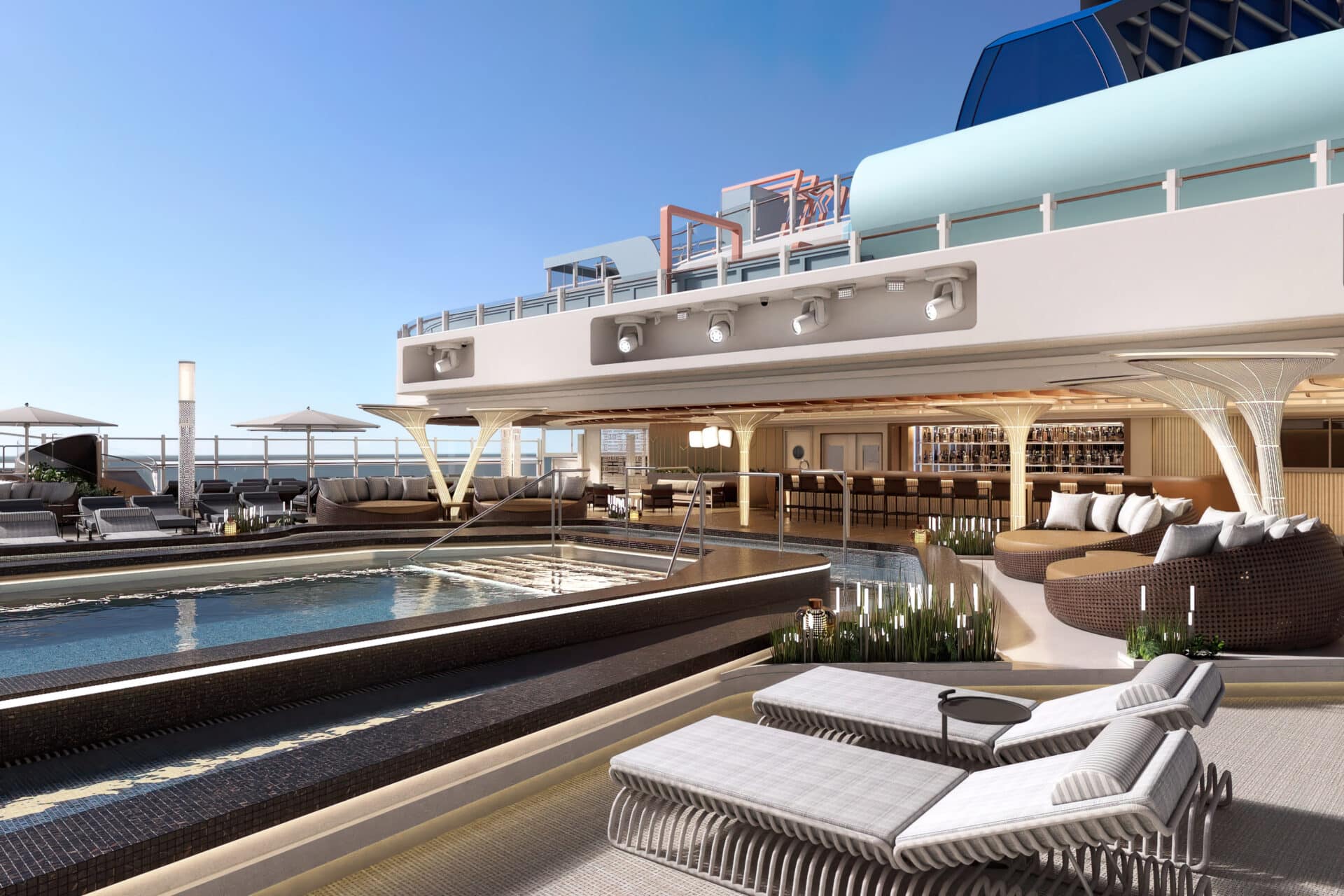 Mainpool, Foto: © Norwegian Cruise Line (Rendering)