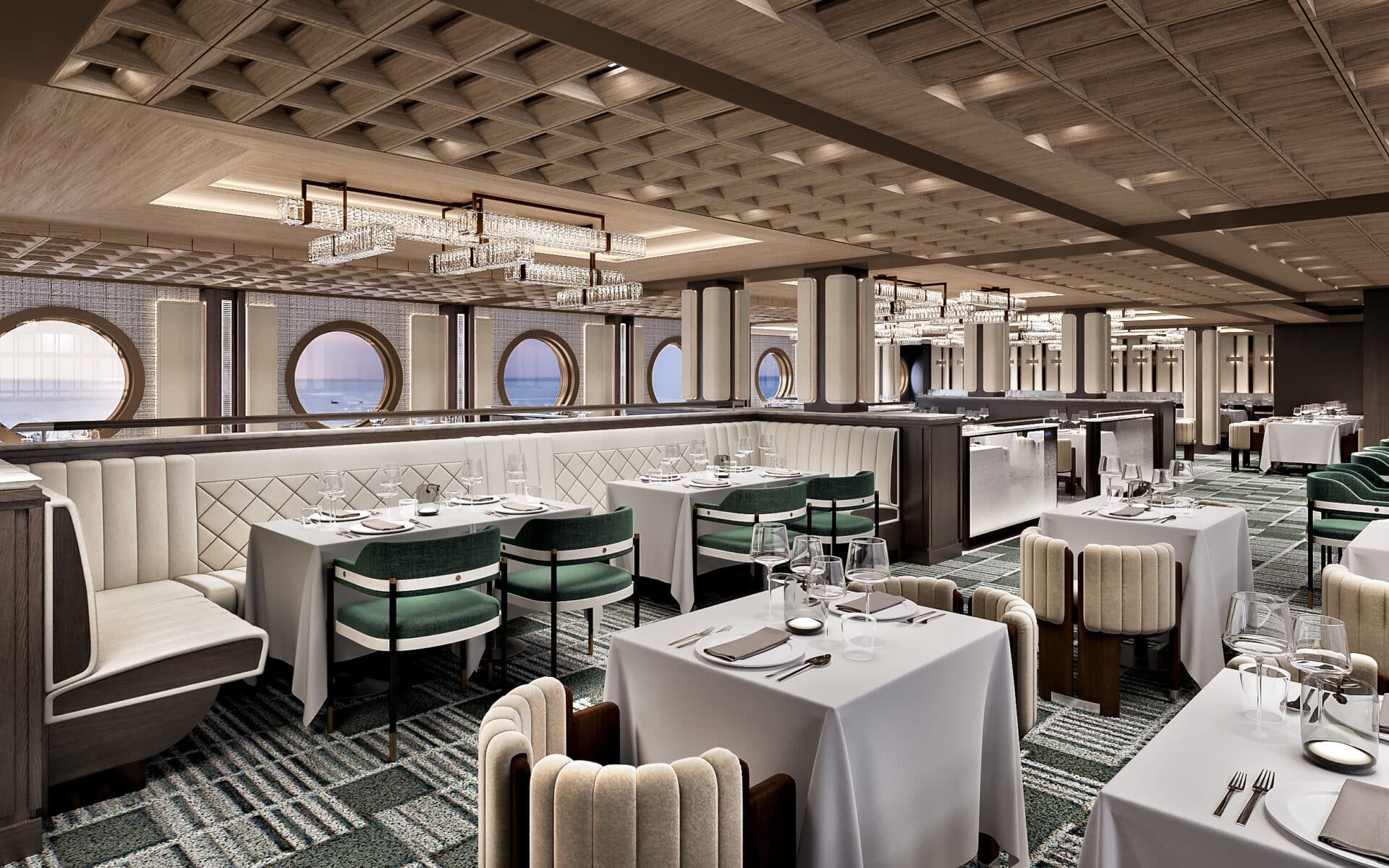 Commodore Room, Foto: © Norwegian Cruise Line (Rendering)