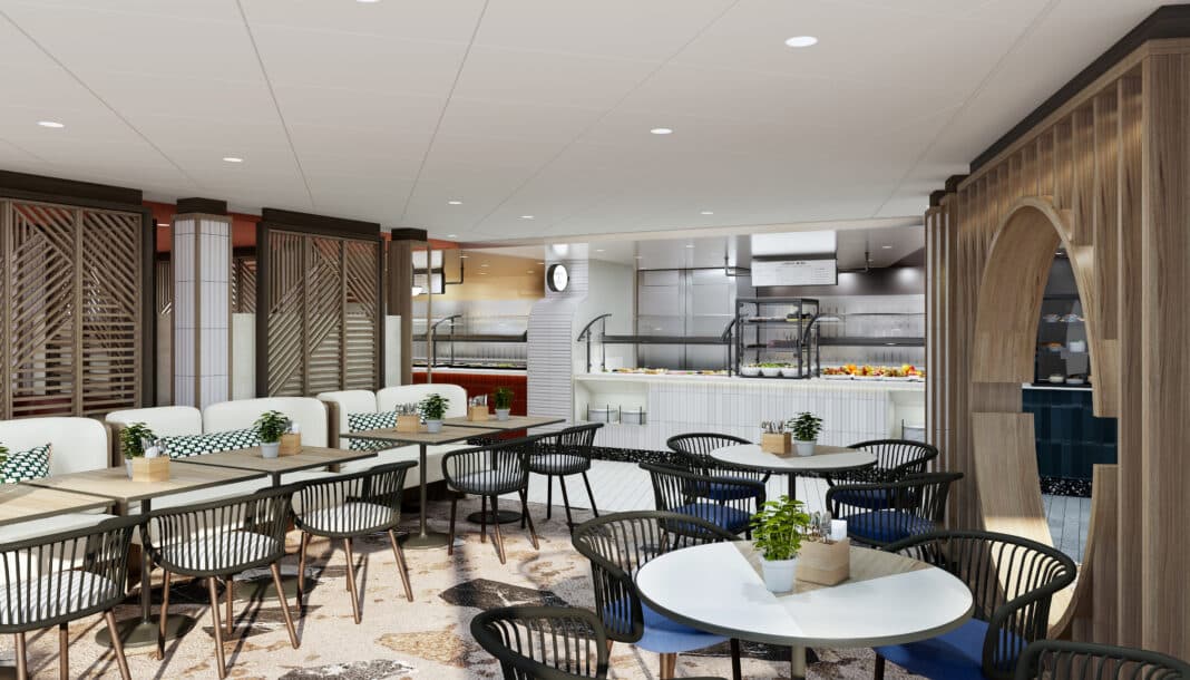 Surf Side Cafe, Foto: © Norwegian Cruise Line (Rendering)