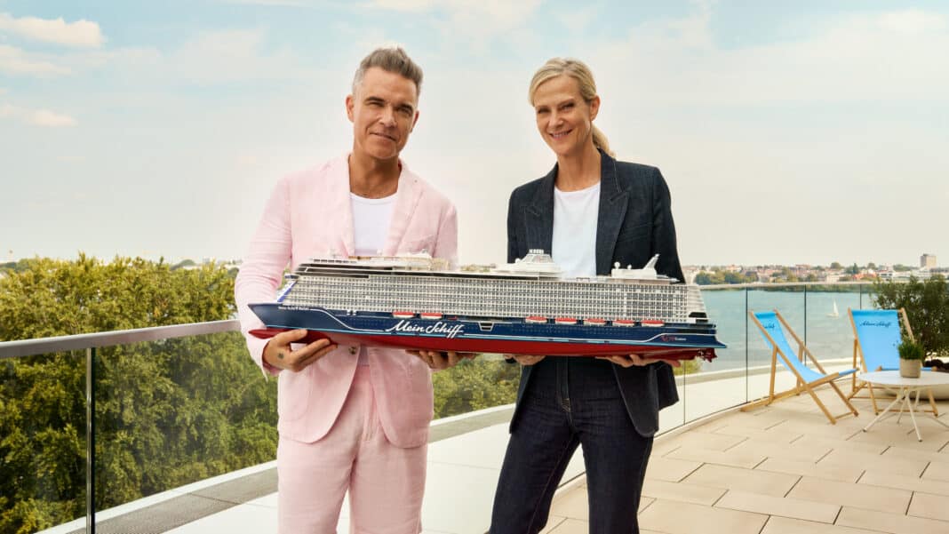 Robbie Williams wird Botschafter der Mein Schiff Relax, Foto: © Max Rempe / TUI Cruises