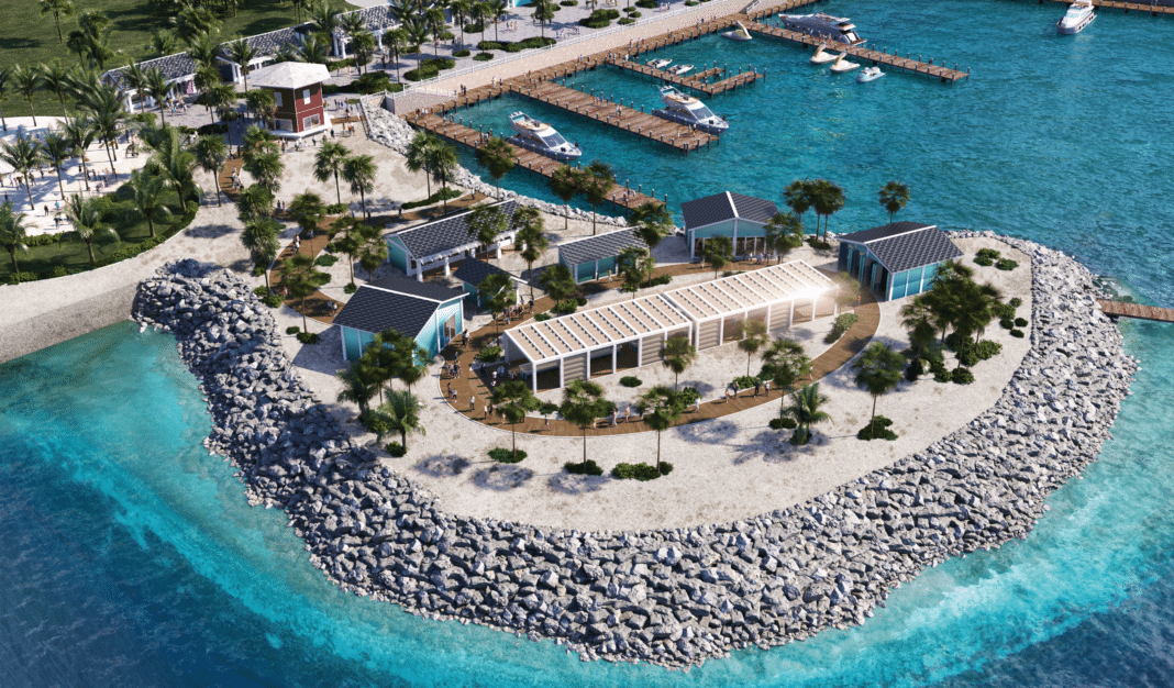 Das Meeresschutzzentrum auf Ocean Cay, Rendering: ©Arquitectonica