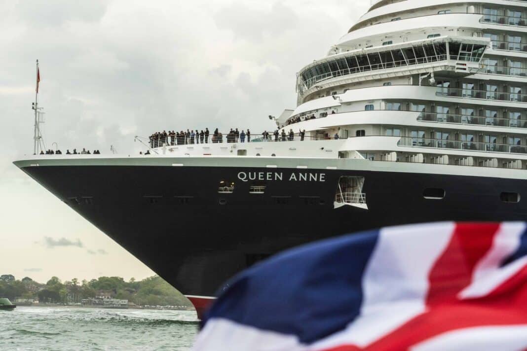 Die Queen Anne ist zu ihrer ersten Weltreise aufgebrochen. Foto: Daniel Lewis/Cunard