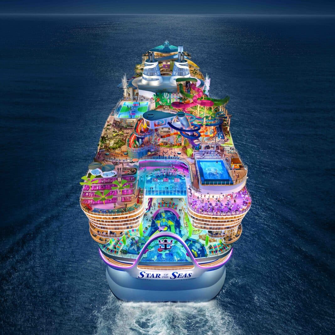 Die Star of the Seas wird ab August ab Port Canaveral eingesetzt. Grafik: Royal Caribbean International