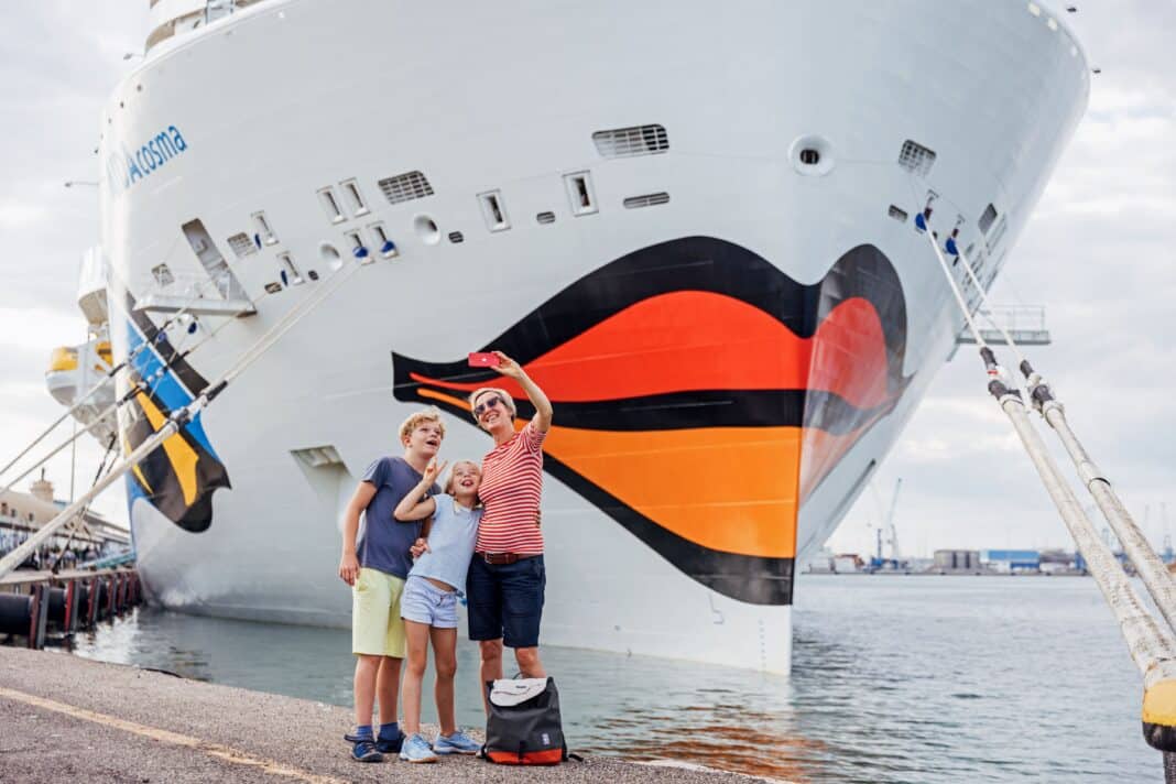 In diesem Sommer hat AIDA einige Aktionen für Familien im Programm. Foto: AIDA Cruises