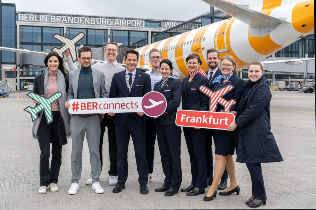 Erstflug der Condor von Berlin/Brandenburg (BER) nach Frankfurt, Foto: © Condor